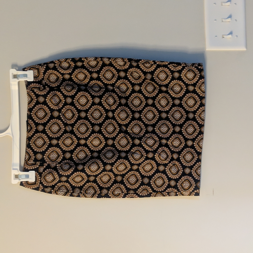 Loft printed pencil skirt